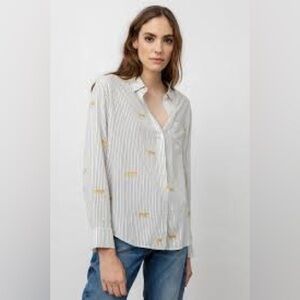 Rails Kathryn Shirt in Striped Wild Cats